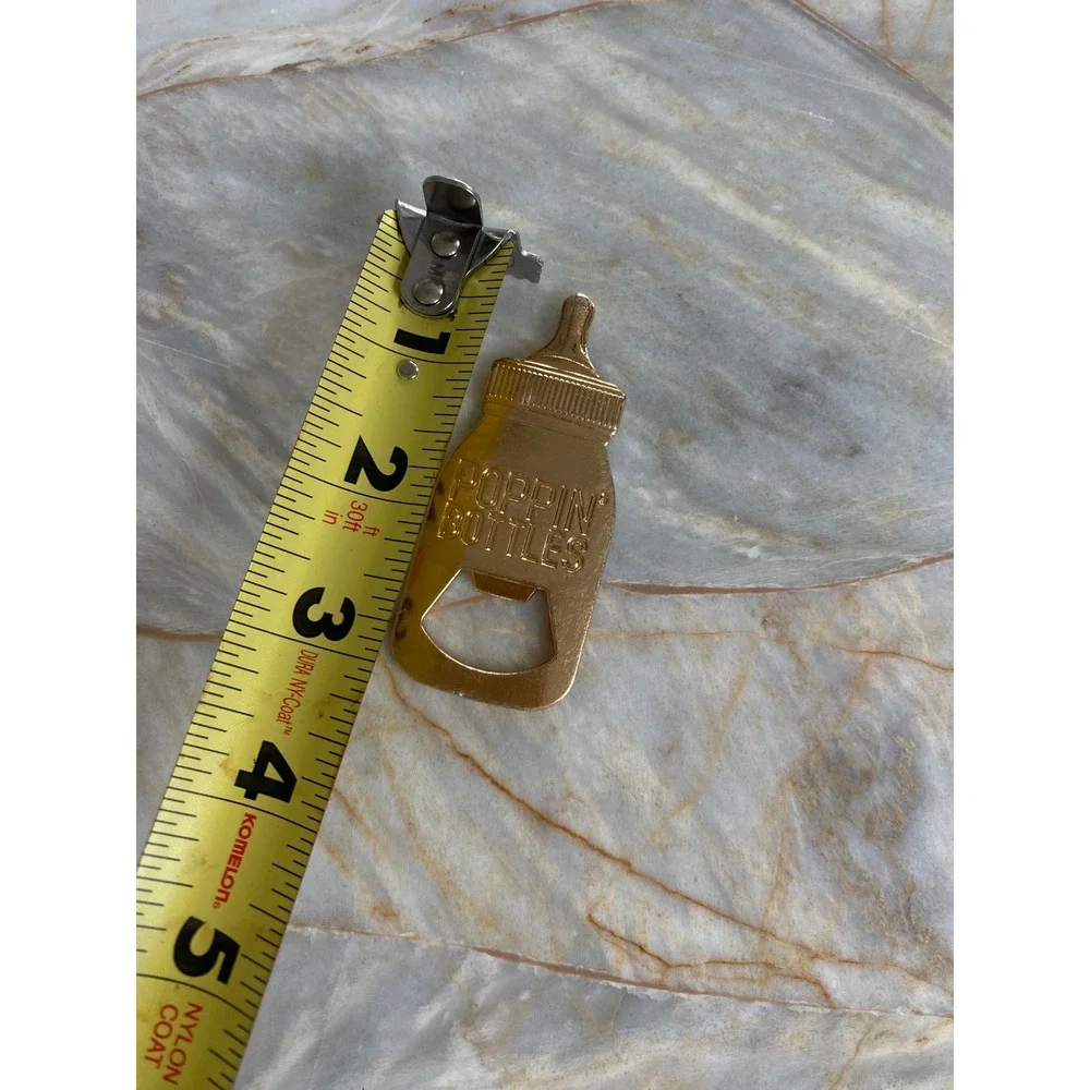 Gold Baby Bottle Opener‎ Poppin Bottles Novelty Metal Bar Tool Accessory